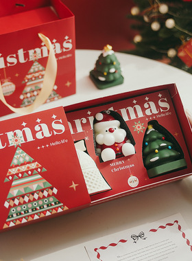 圣诞香薰蜡烛伴手礼套装氛围感家居手工香氛摆件candle圣诞节礼物