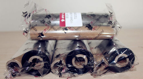 条码碳带大卷心增强型B324 110mm*90m碳带打印碳带树脂基碳带