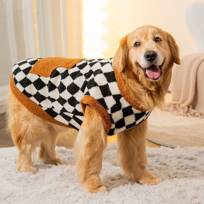 秋冬新款大狗狗绒衣马甲中大型犬