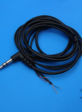 diy耳机维修线材JVC耳机线 OFC无氧铜 柔软TPE防冻弹性线弯插头L