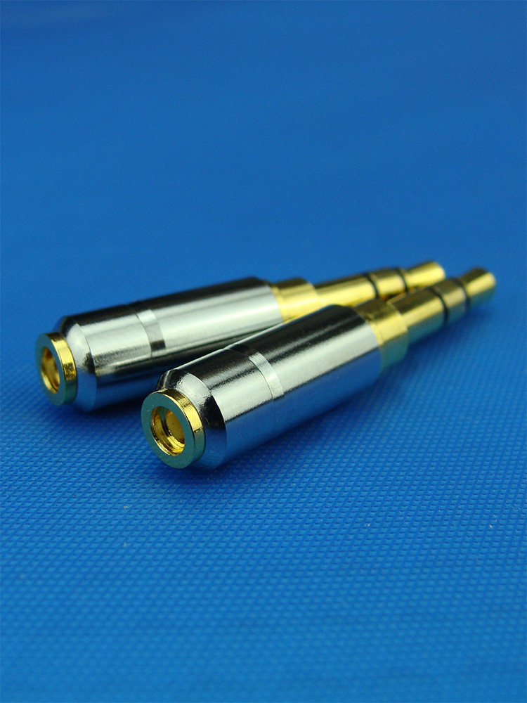 5mm公头转mmcx母座耳机转接器头戴式耳机转换头舒耳插拔式