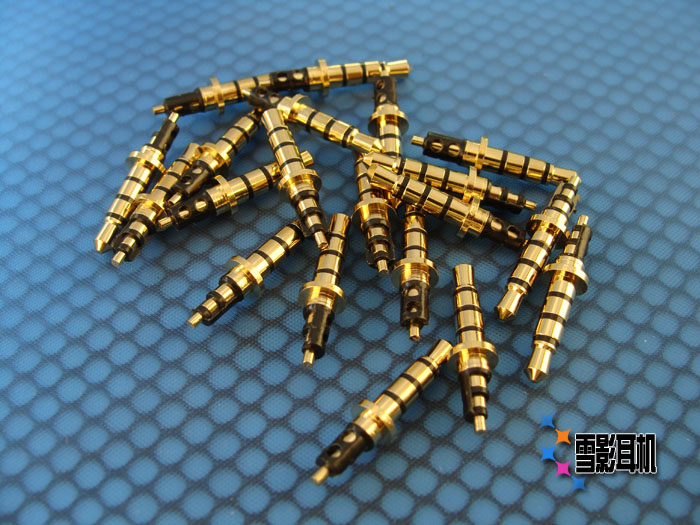 镀金抗氧化耳机配件三极四极插针