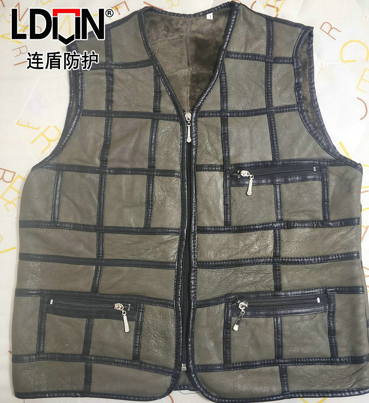 纯羊皮男士秋冬季保暖坎肩背心