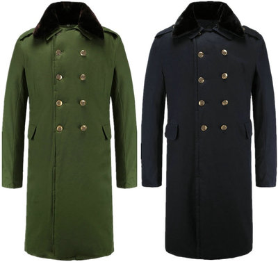 纯棉花军大衣男军棉衣棉大衣防寒冬季可脱卸活面可拆洗预付链接