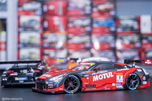 田宫 遥控电房系列 1/10 Motul Autech GTR R35 TT02 58625
