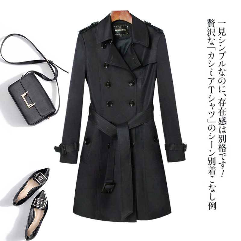 风衣女中长款小个子春秋季新款女装英伦风春秋季流行大衣外套潮