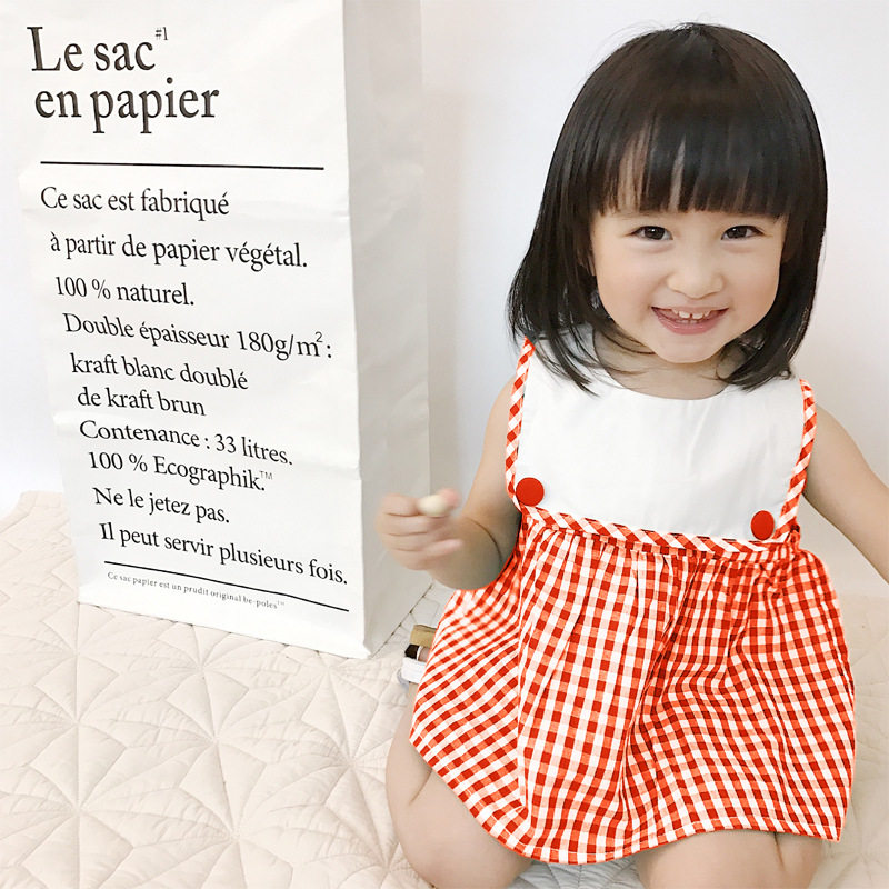 summer kids clothes baby cotton fashion sweet grid shirt set|ruв категории Детская одежда, костюм - от Buy2taobao.com для оказания профессиональной услуги покупки агента Taobao