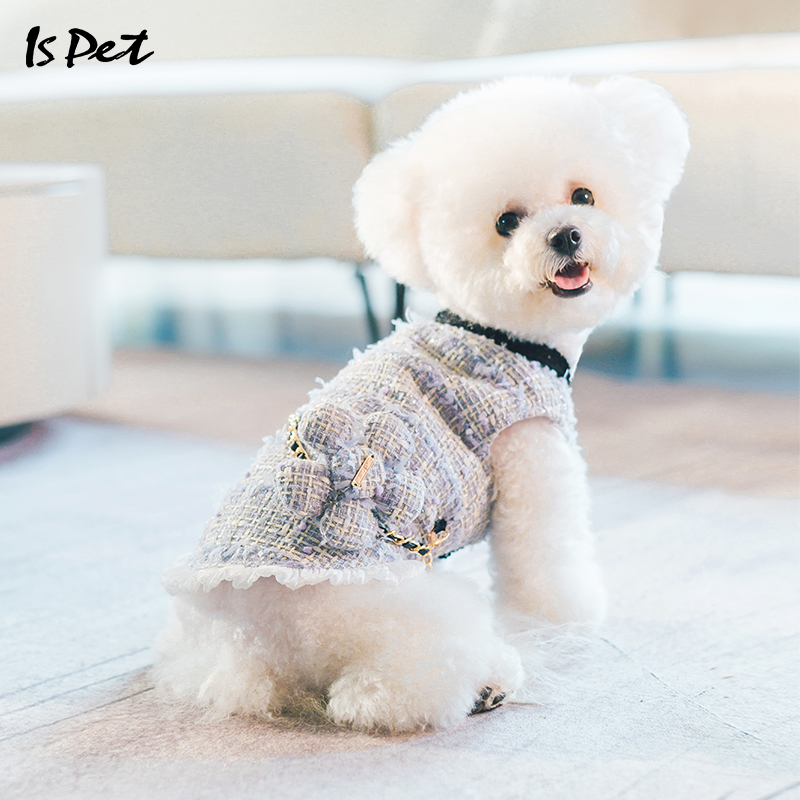 小香风小型犬狗狗衣服外套秋冬装