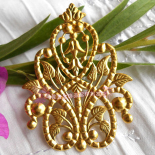 花片 黄铜树藤金属片 手工DIY巴洛克头饰皇冠藤蔓打底片发冠材料