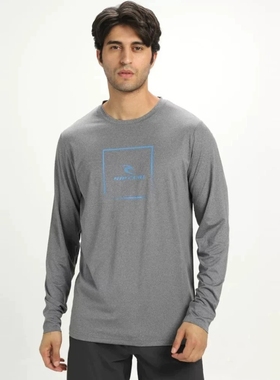 ripcurl 灰色 速干 防晒 弹力 湿衣 冲浪 尾波 潜水 长袖 短袖