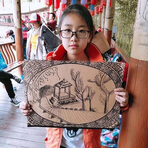 8开A3厂家直销新款古风加厚牛皮裱卡纸+画室美术培训机构指定画材
