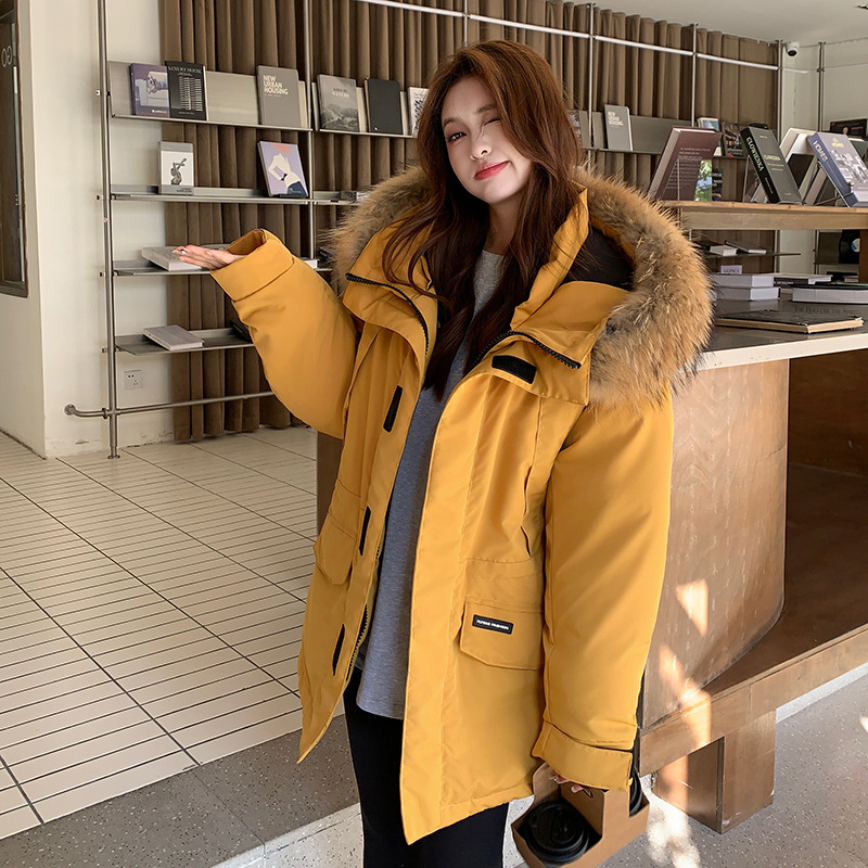 2025特大加肥加大码羽绒服女200斤胖mm240抽绳收腰230加厚连帽220