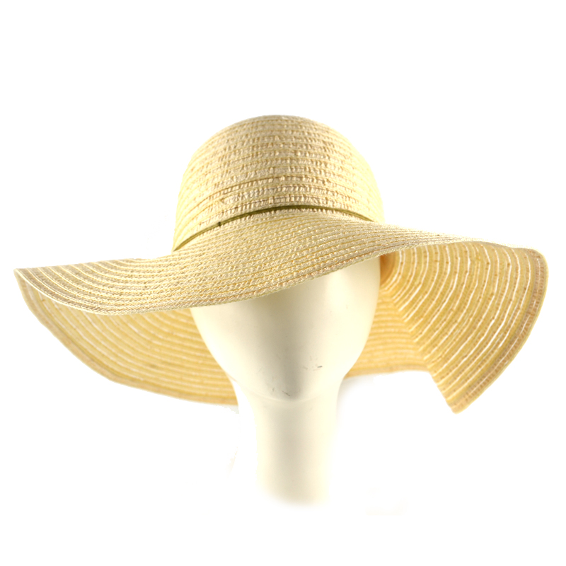 accessorize 英国田园风草帽夏天遮阳女大檐防晒素色帽子旅游度假
