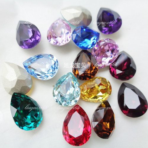 超精尖底水滴约14*10MM立体钻