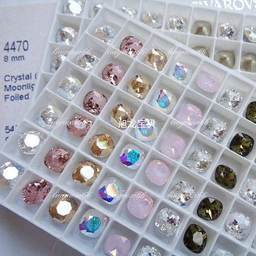 施家华子钻肥方4470约8MM美甲钻