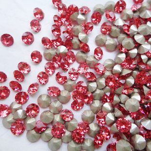 奥地利尖底钻水莲红542 DIY饰品配件美甲镶嵌光疗水钻新娘甲片粘