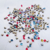 尖底奥地利方形钻4428款 约2MM 美甲奥钻散钻手表戒指耳环项链补钻