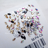 奥地利平底马眼钻 项链镶钻 美甲水钻 2200款 施家华子钻指甲贴钻