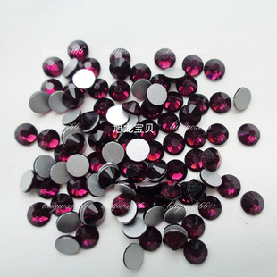 整包深紫色平底钻 玻璃水钻 手机壳贴钻 美甲钻 饰品工艺品用钻