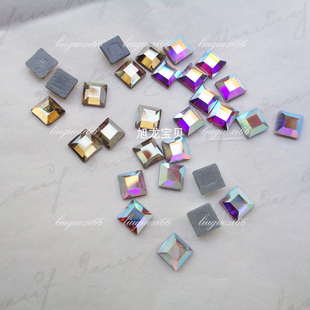 奥地利烫钻方形2400款 DIY饰品配件新娘甲片钻光疗水钻闪HF 约4MM