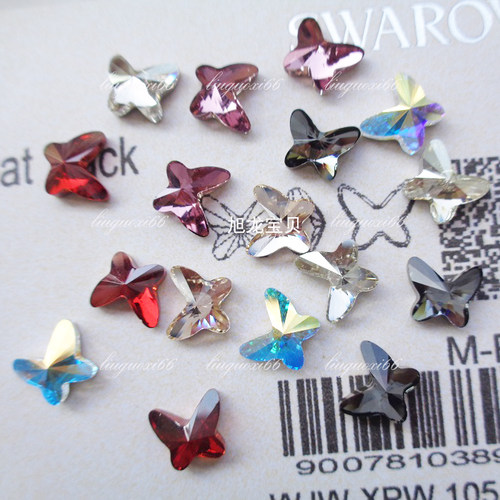 施家华子水钻蝴蝶款2854款平底