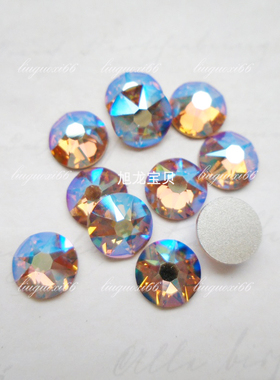 奥地利平底钻闪烁水晶黄246SHIM 美甲光疗钻手机壳贴钻甲片镶嵌钻