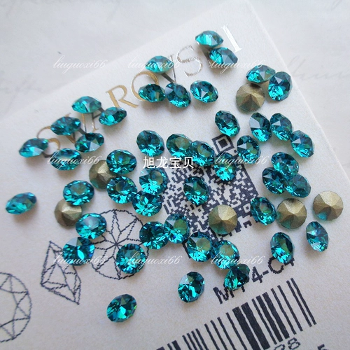 Синее ожерелье и серьги для маникюра, кольцо, часы, цирконий