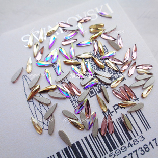 奥地利平底水滴2304款美甲施家瓜子款网红日韩系列新娘甲片粘水钻