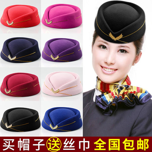 厂家直销礼仪帽演出帽乐队空姐帽