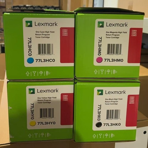 原装77L3HC0/M0/Y0利盟CS963/CX961/962/963/de红黄蓝黑 碳粉墨盒