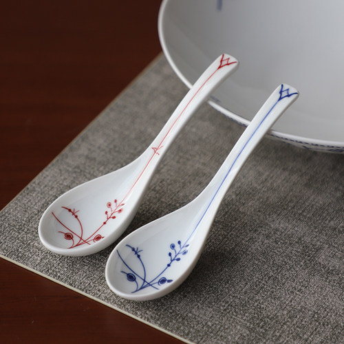 景德镇青花唐草小勺大汤勺