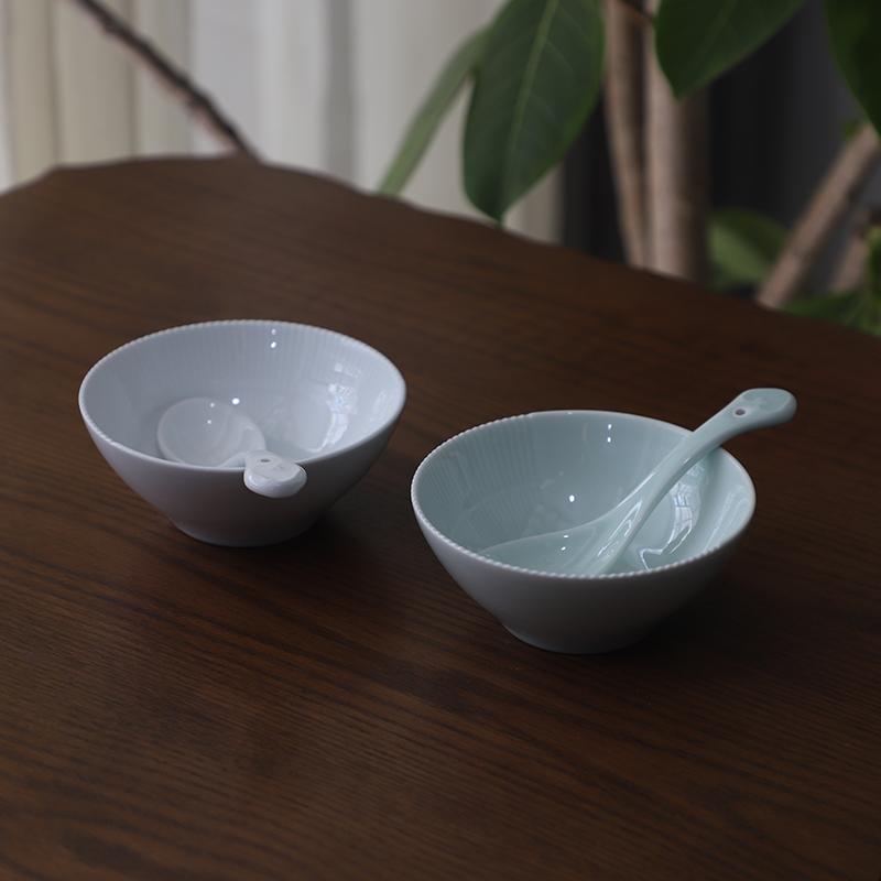 高温青花瓷5寸6寸吃饭喝粥汤碗