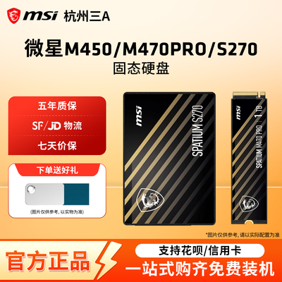 微星硬盘M450/M470Pro/S270500G