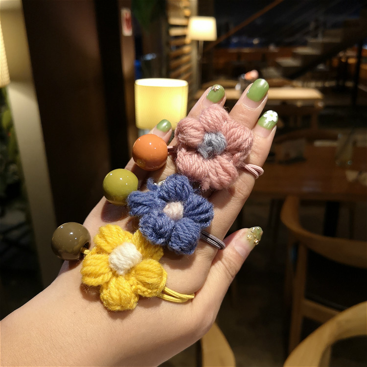 韩国ins皮筋头绳手链两用发圈