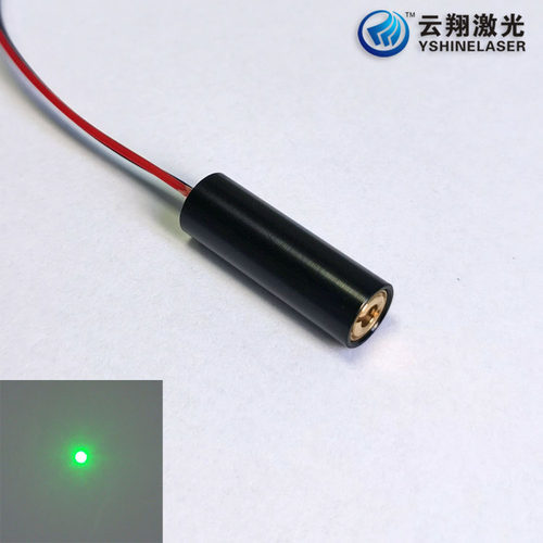 小光斑5mW510nm520nm绿色激光模组玻璃透镜点状定位瞄准镭射头