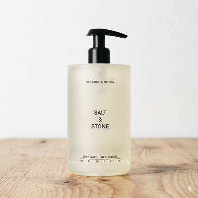 SaltStone檀香香根草沐浴露450ML
