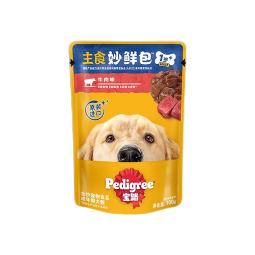 宝路主食妙鲜包湿粮成犬