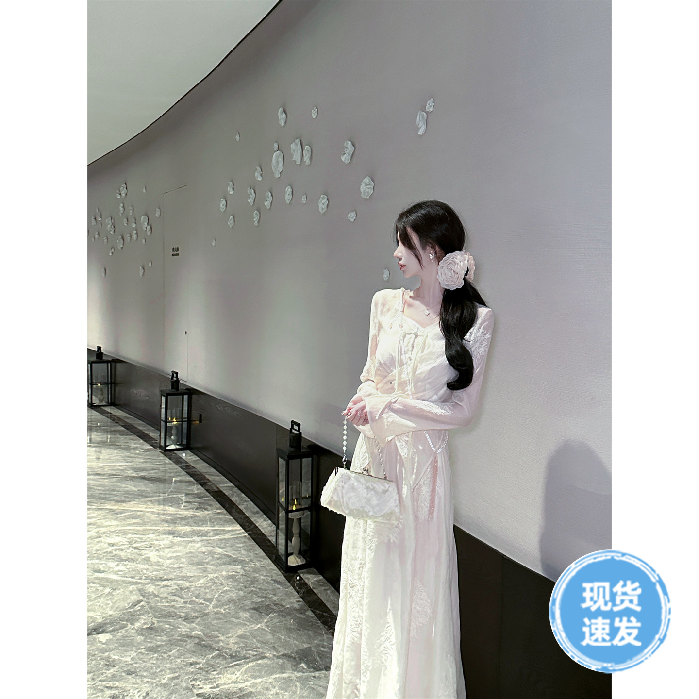 Sun雅乔【梦华录】立体绣新中式两件套小衫+立体绣半身裙国风套装