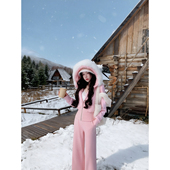 樱花奶酪 冬装 仿羊羔毛卫衣连帽加绒休闲裤 Sun雅乔 运动套装 女