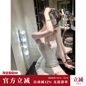 Sun雅乔 高级感重工水溶蕾丝网纱拼接连衣裙 邂逅