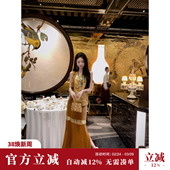 高档重工珠片刺绣丝绒马甲外套半身裙女 秋冬新款 雅乔 璀璨华光