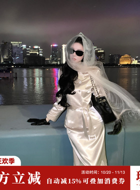 Sun雅乔 轻奢高级感渐变真丝桑蚕丝披肩丝巾女