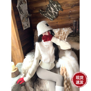 保暖环保毛毛外套女短款 冬季 老钱密码 Sun雅乔