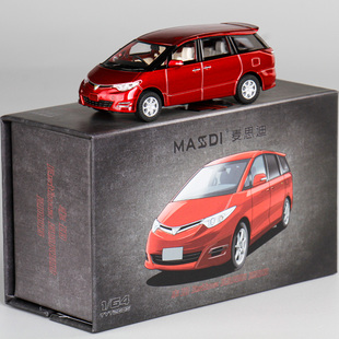 麦思迪1:64仿真 2006丰田Estima GSR50合金汽车模型摆件儿童玩具