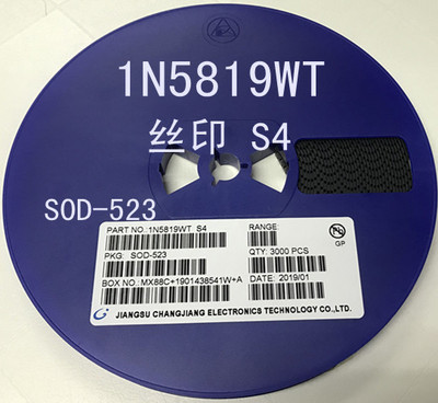 1N5819WT 丝印S4  肖特基二级管 SOD-523 0603 一盘3k=99元