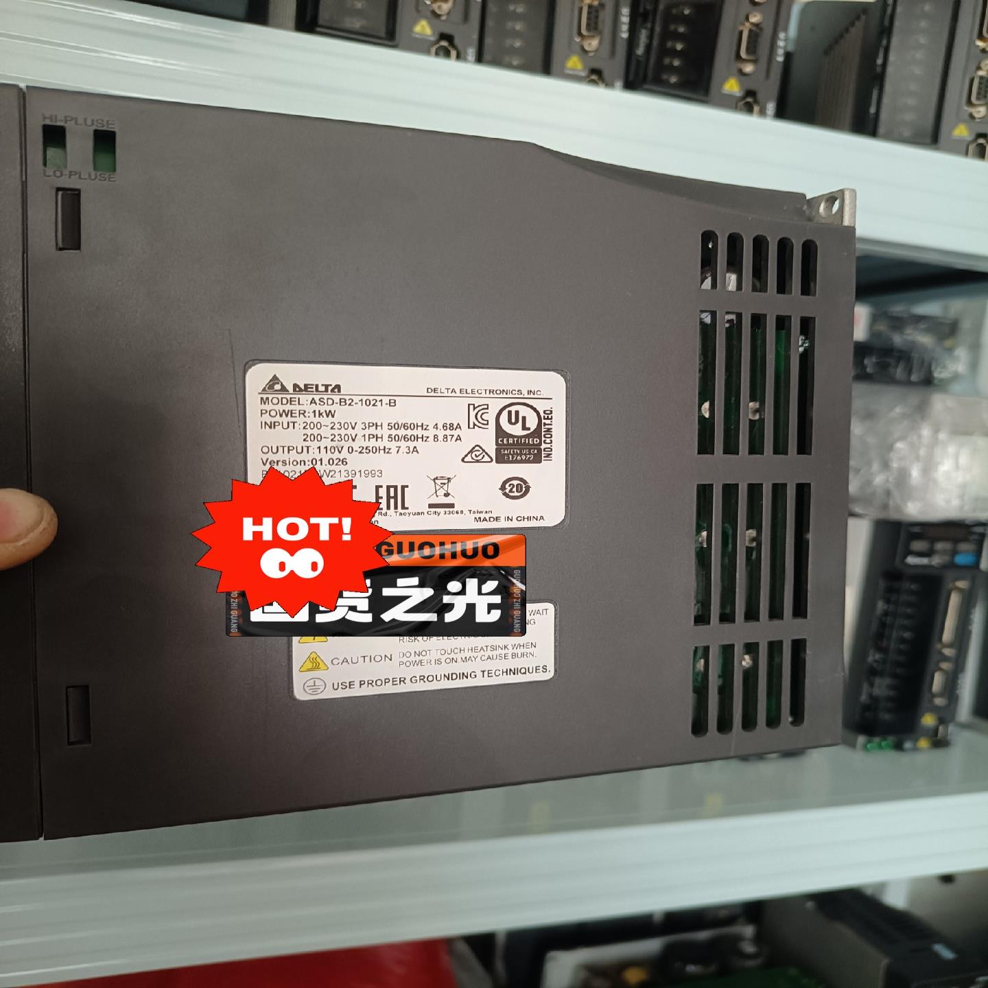 适用台达伺服驱动+电机套装B21000w 议价