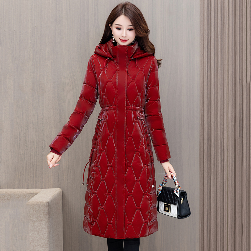 羽绒棉服女妈妈装时尚显瘦外套潮