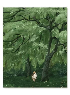 【艺术版画】插画师Subin复刻艺术版画清新韩系治愈风景装饰画芯