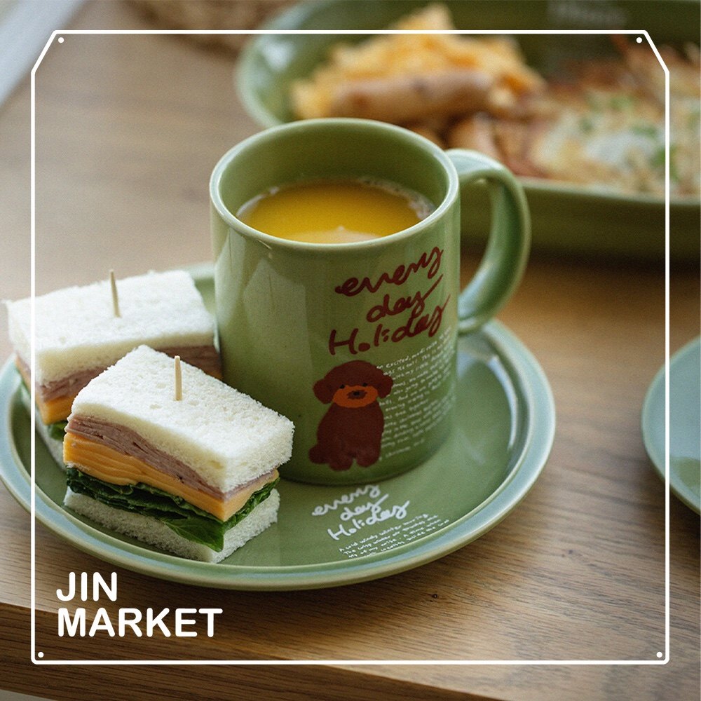 JinMarket 韩国代购 MOMUR官方授权weekend7系列马克杯酒杯餐盘