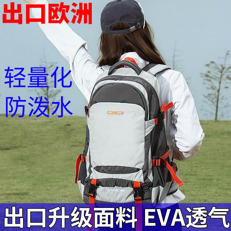 欧洲德国轻便大容量旅行双肩包